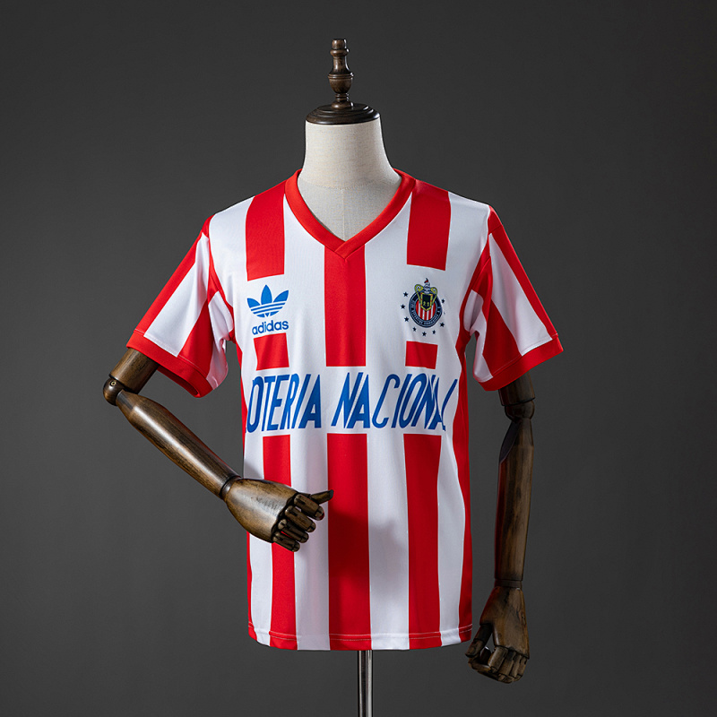 Camiseta Retro Chivas de Guadalajara 91-92 Local S-XXL